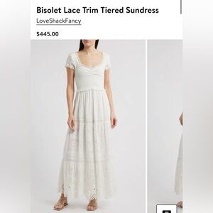 White Eyelet Maxi Dress bisolet loveshackfancy dress